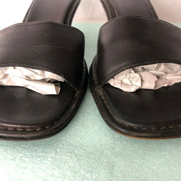 Gucci Black Leather Sandals - Picture 2 of 8